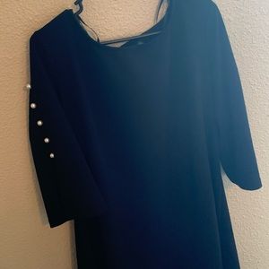 Beautiful black dress, sleeve detailing!